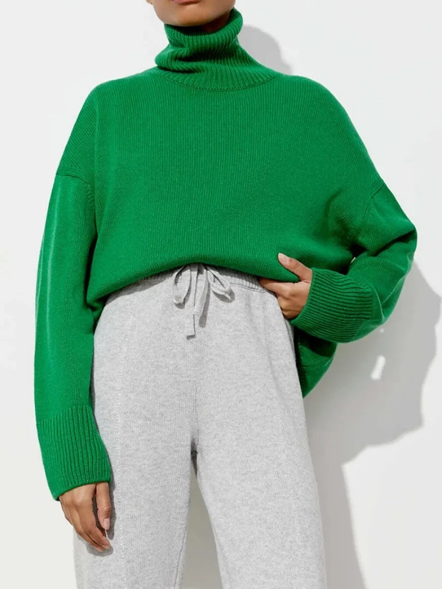 Pull Col Roulé Féminin