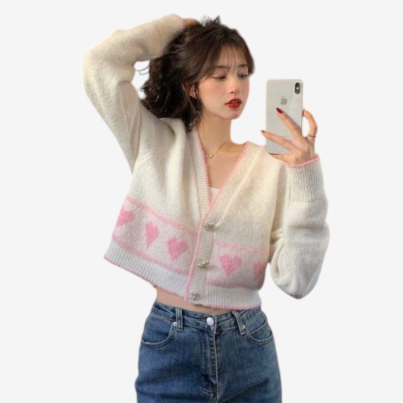 Pull Femme À Manches Longues Imprimé Floral