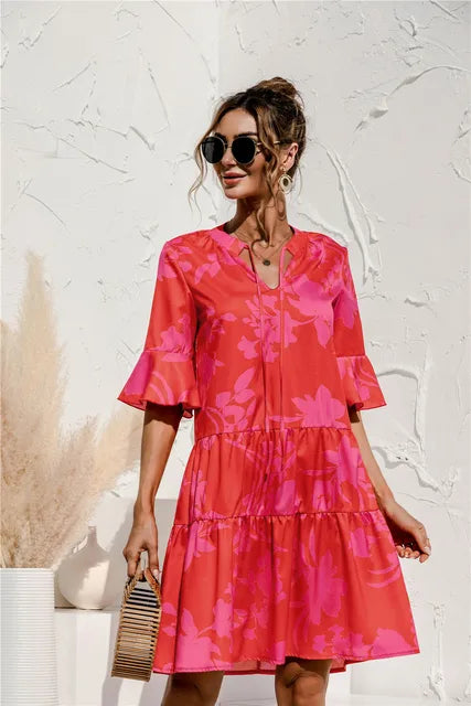 Robe Plage Femme Courte et Légère pour Été - PanierRoyale