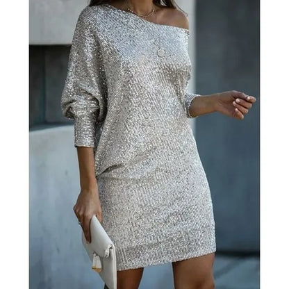 Robe de soirée pailletée Chic et Glamour