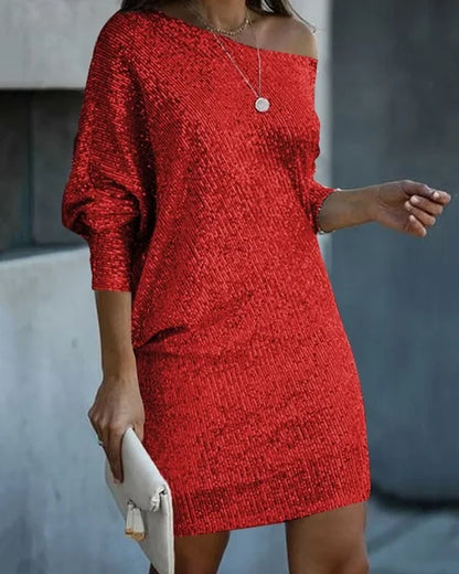 Robe de soirée pailletée Chic et Glamour