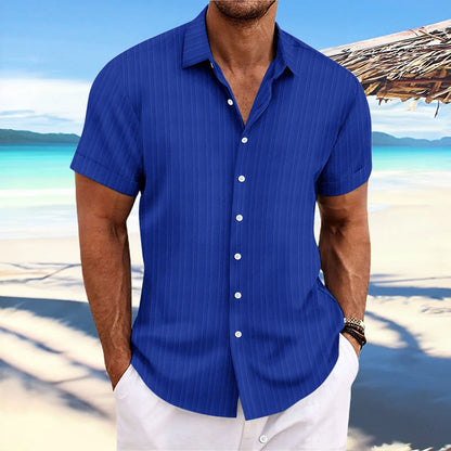 Chemise Homme Plage Coton Classique - BerlinGlamour