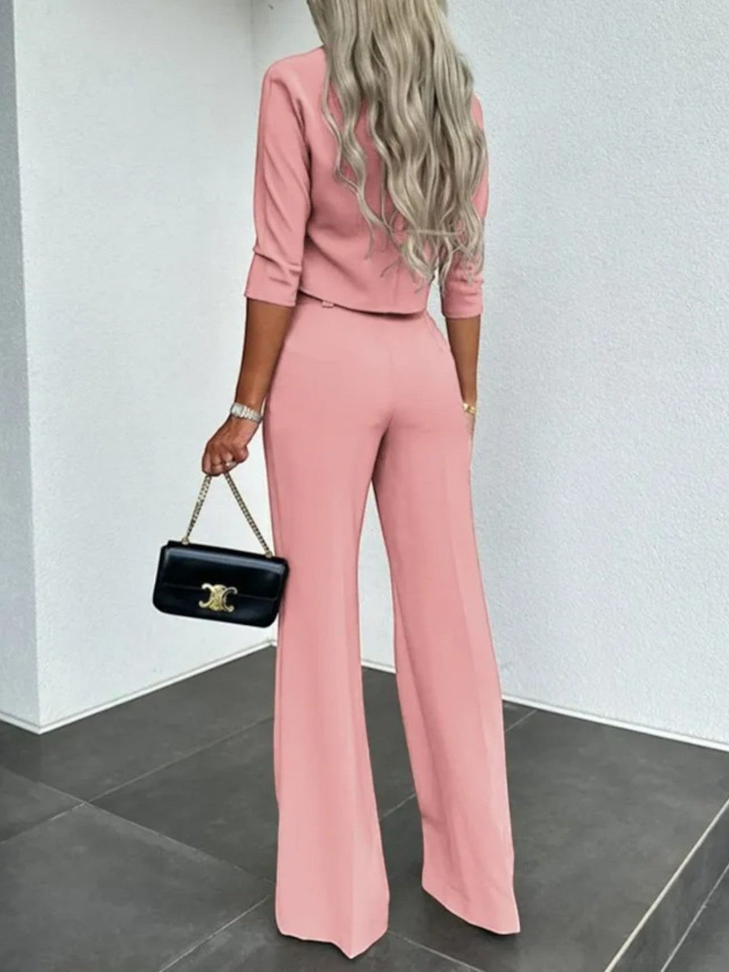 Ensemble Deux Pièces Tendance Pour Femme | Haut Et Pantalon