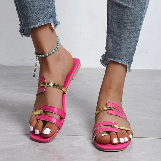Chaussons Femmes Confortables à Bout Ouvert en Mousse Douce - PanierRoyale