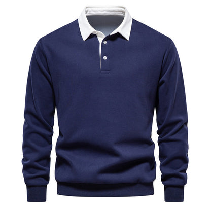 Chemise Polo Homme Manches Longues Classique