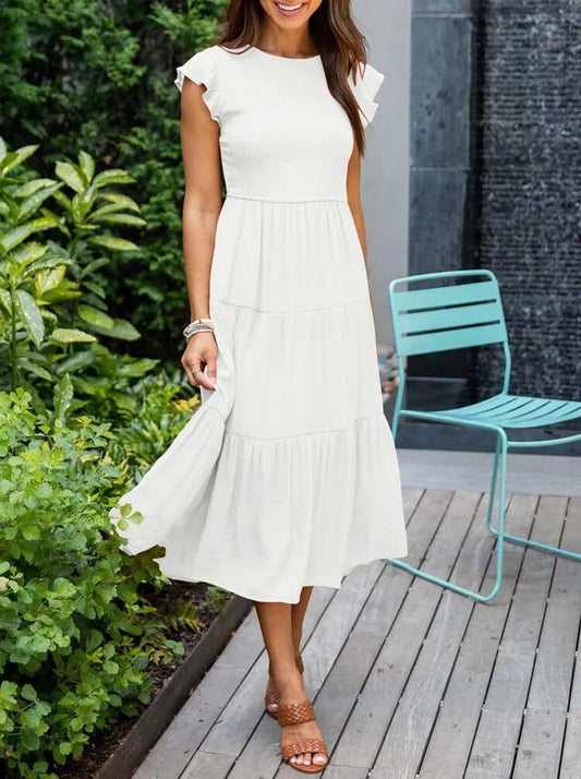 Eliza™ – Robe Longue Femme Élégante en Tissu Léger pour Été Confortable-1