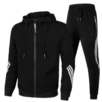 Survêtement Homme Sport Chic avec Capuche - Doux et Confortable