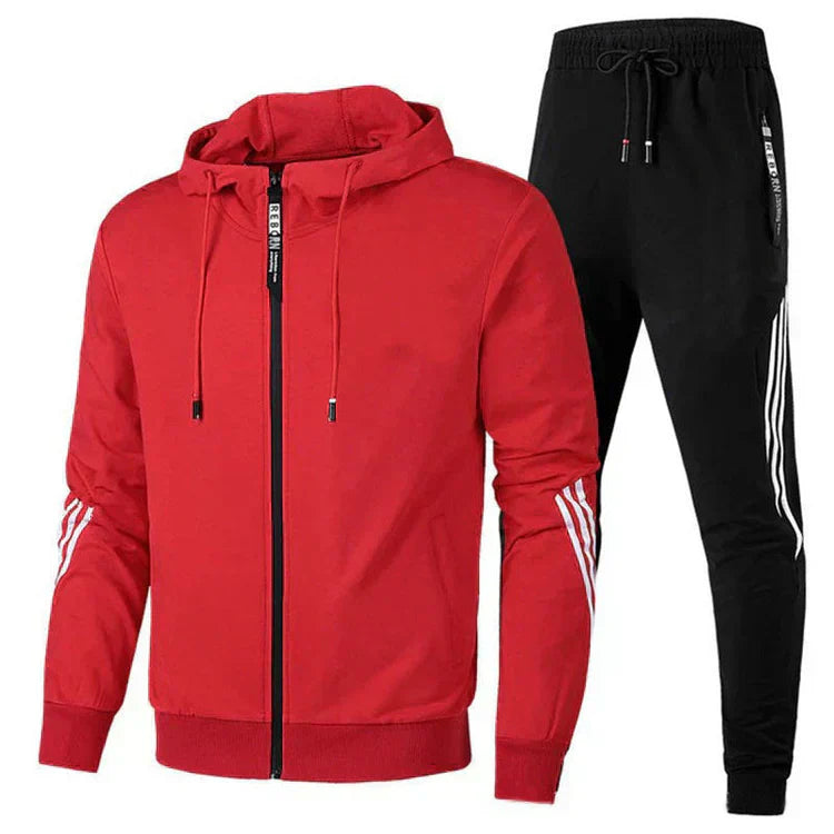 Survêtement Homme Sport Chic avec Capuche - Doux et Confortable