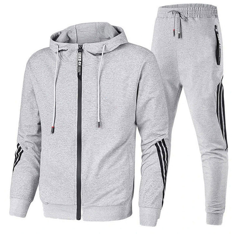 Survêtement Homme Sport Chic avec Capuche - Doux et Confortable