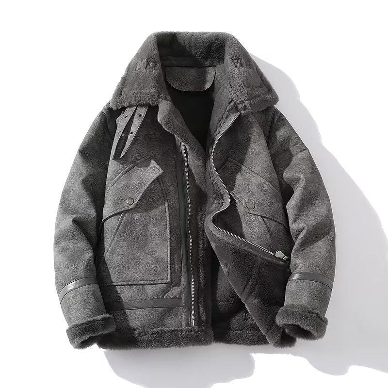 Veste Hiver Homme Doublée Imperméable avec Poches Réfléchissantes - PanierRoyale