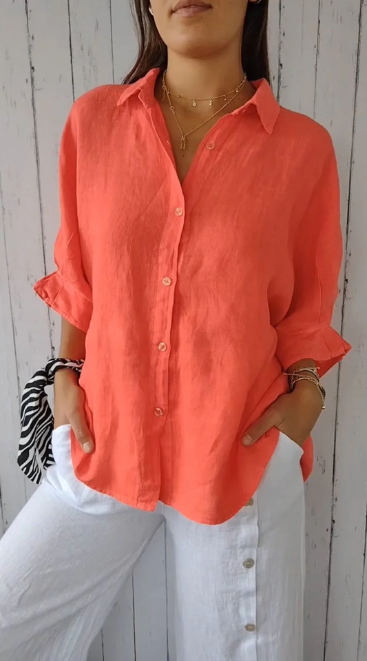BelleRue™ – Blouse Femme Élégante en Polyester Confort Durable et Chic-1