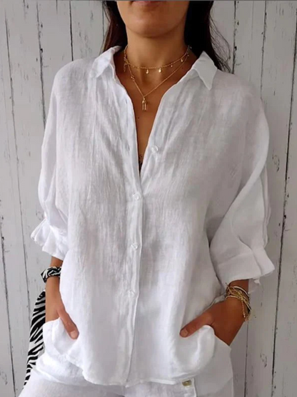 Blouse Femme en Polyester Doux et Confortable