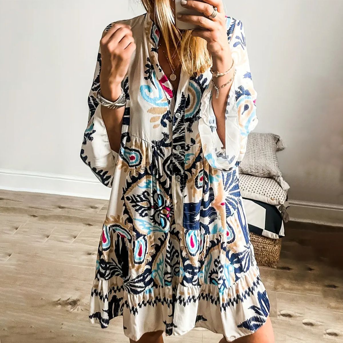 Robe Été Courte Femme Legère pour Plage - PanierRoyale