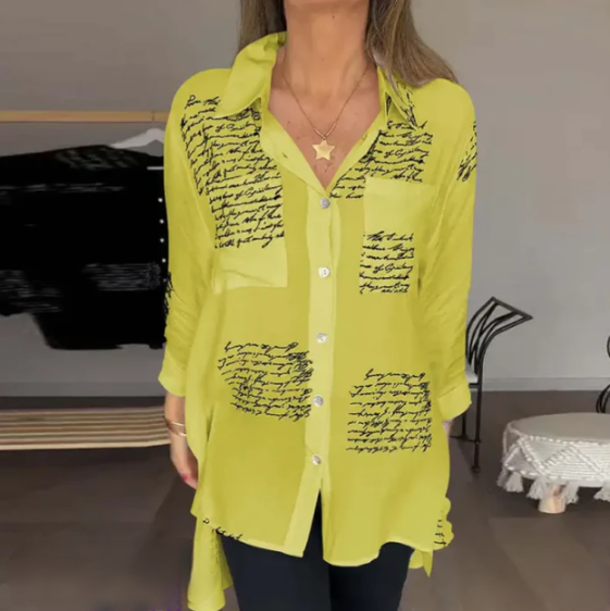 Blouse Femme Élégante en Coton Blanc Respirant