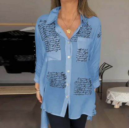Blouse Femme Élégante en Coton Blanc Respirant
