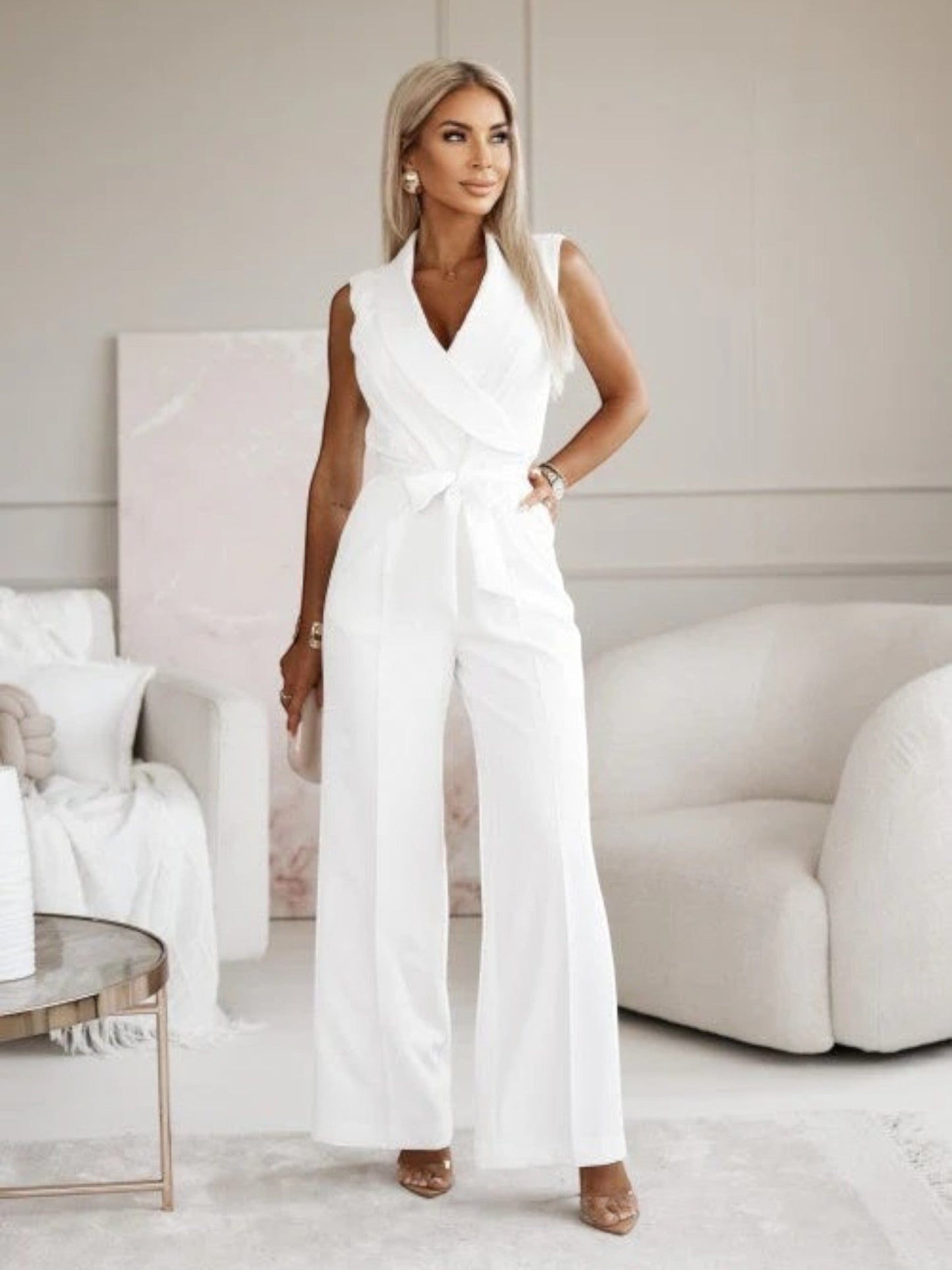 Combinaison Femme Sans Manches Élégante et Chic - PanierRoyale
