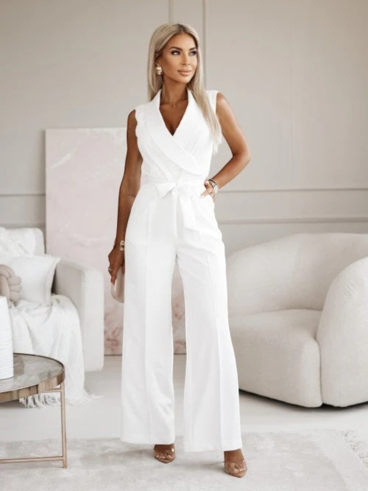 Combinaison Femme Sans Manches Élégante et Chic - PanierRoyale