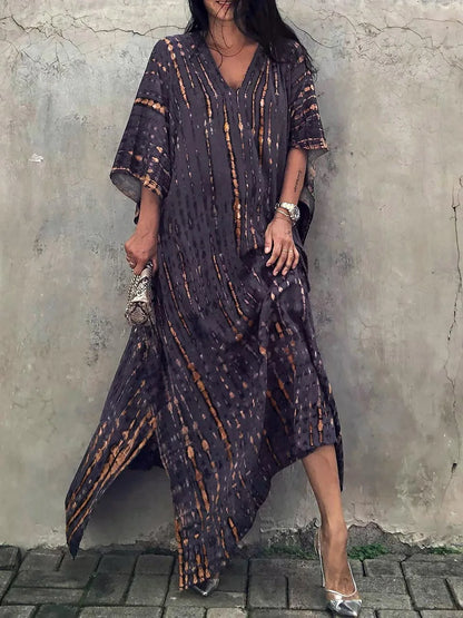 Robe de Plage Longue et Colorée pour Femme