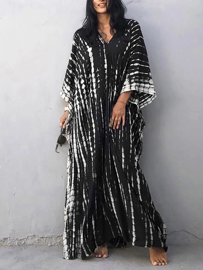 Robe Été Légère pour Femme à Manches Courtes