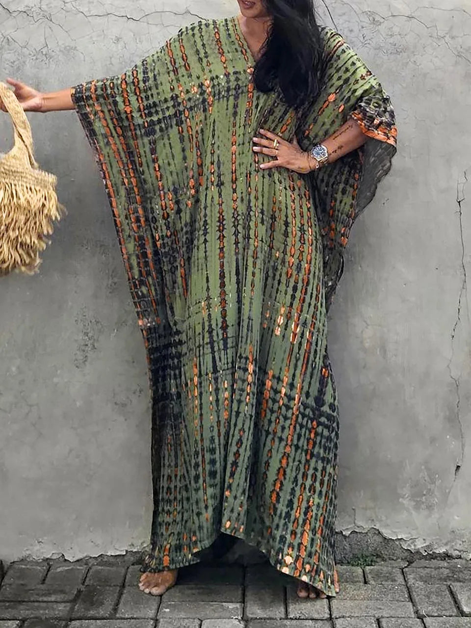 Robe Été Légère pour Femme à Manches Courtes