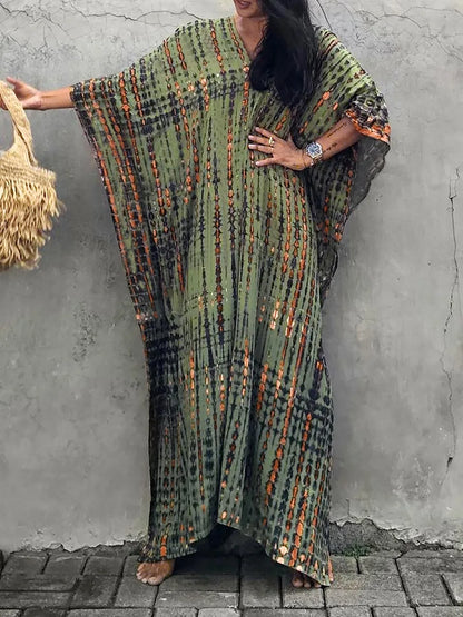 Robe Été Légère pour Femme à Manches Courtes