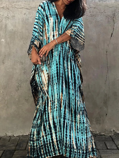 Robe Été Légère pour Femme à Manches Courtes
