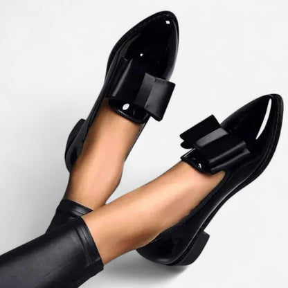 Chaussures à Talon Bloc Pointu avec Strass - PanierRoyale