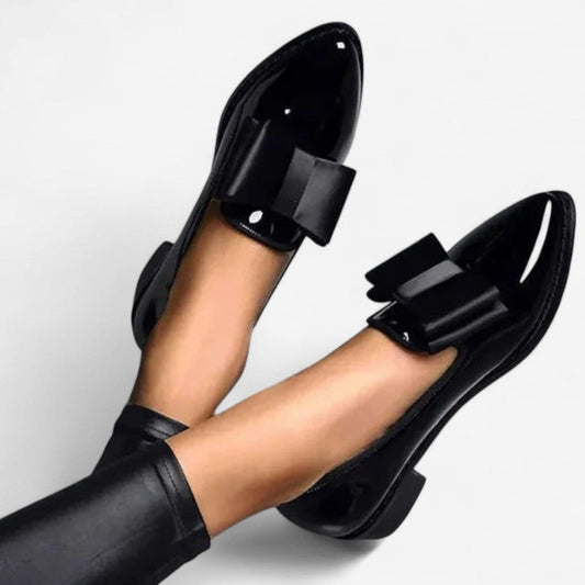 Chaussures à Talon Bloc Pointu avec Strass - PanierRoyale