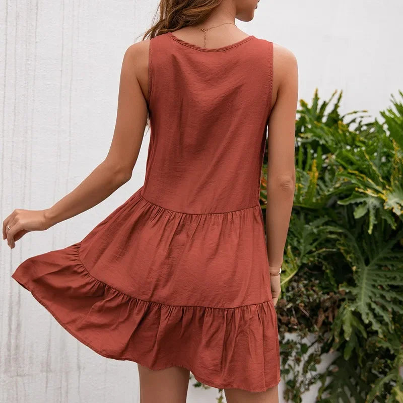 Solace™ – Robe Femme Mini Élégante en Dentelle Légère et Confortable-2