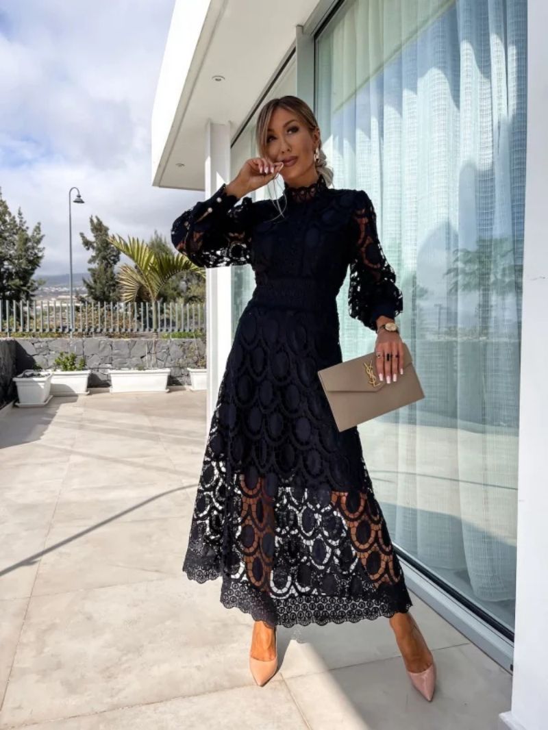 Robe de Soirée Femme Élégante avec Fermeture Éclair Dos