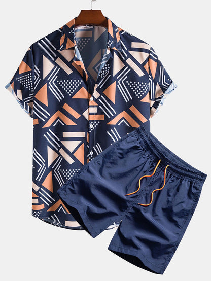 Short Décontracté Homme Manche Courte