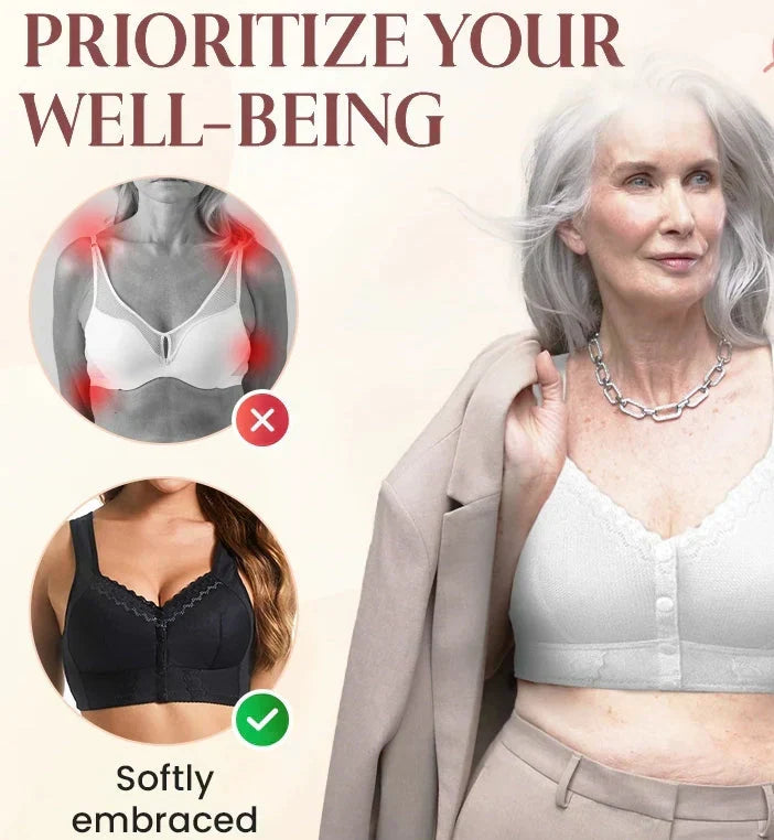 Soutien-gorge Femme Sans Armature Fermeture Frontale Confort Respirant