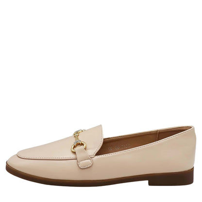 Mocassins Femme Cuir Finition Lisse Coupe Classique - PanierRoyale