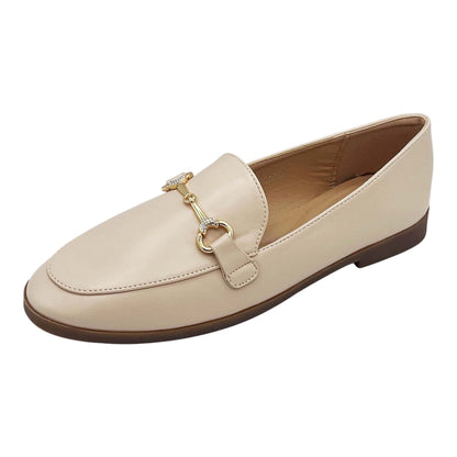 Mocassins Femme Cuir Finition Lisse Coupe Classique