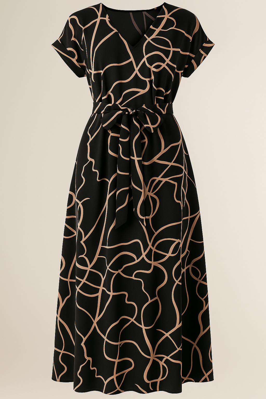 Robe Été Longue Femme Chic avec Décolleté Profond - PanierRoyale