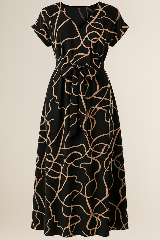 Robe Été Longue Femme Chic avec Décolleté Profond - PanierRoyale