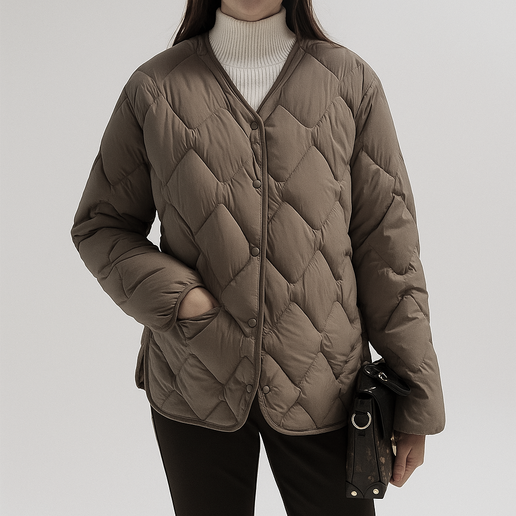 Veste Femme Hiver Doublée Légère et Chaude - BerlinGlamour