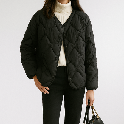 Veste Femme Hiver Doublée Légère et Chaude