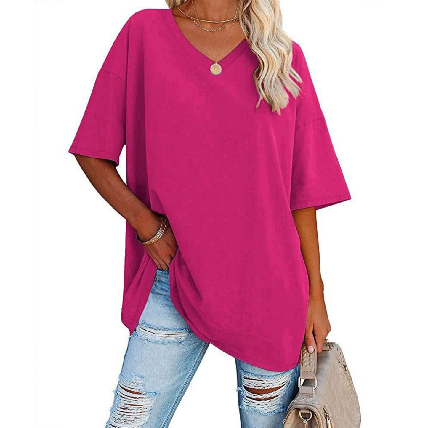 Chemise Femme Grande Taille Confortable Décontractée