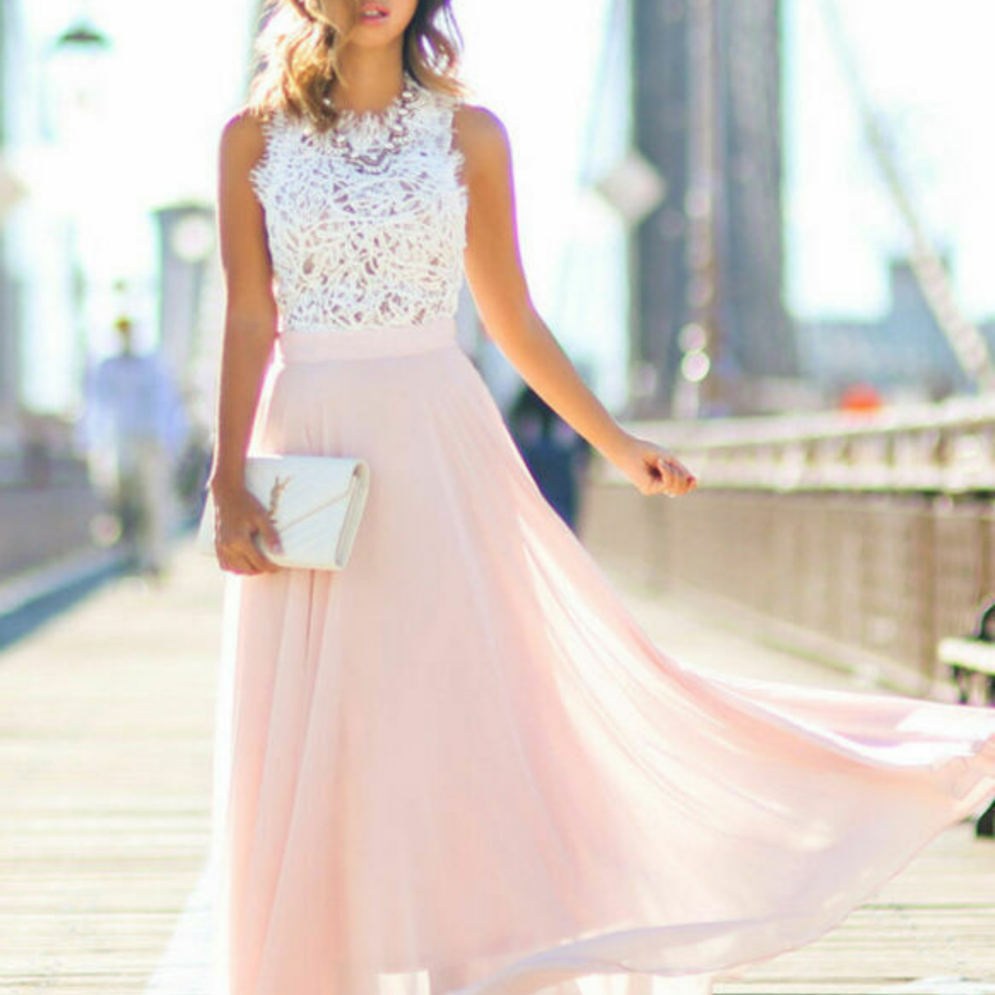 Robe Longue Femelle Élégante et Légère - luxestyle