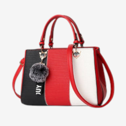 Sac à Épaule Cuir Véritable avec Fermeture Éclair - PanierRoyale
