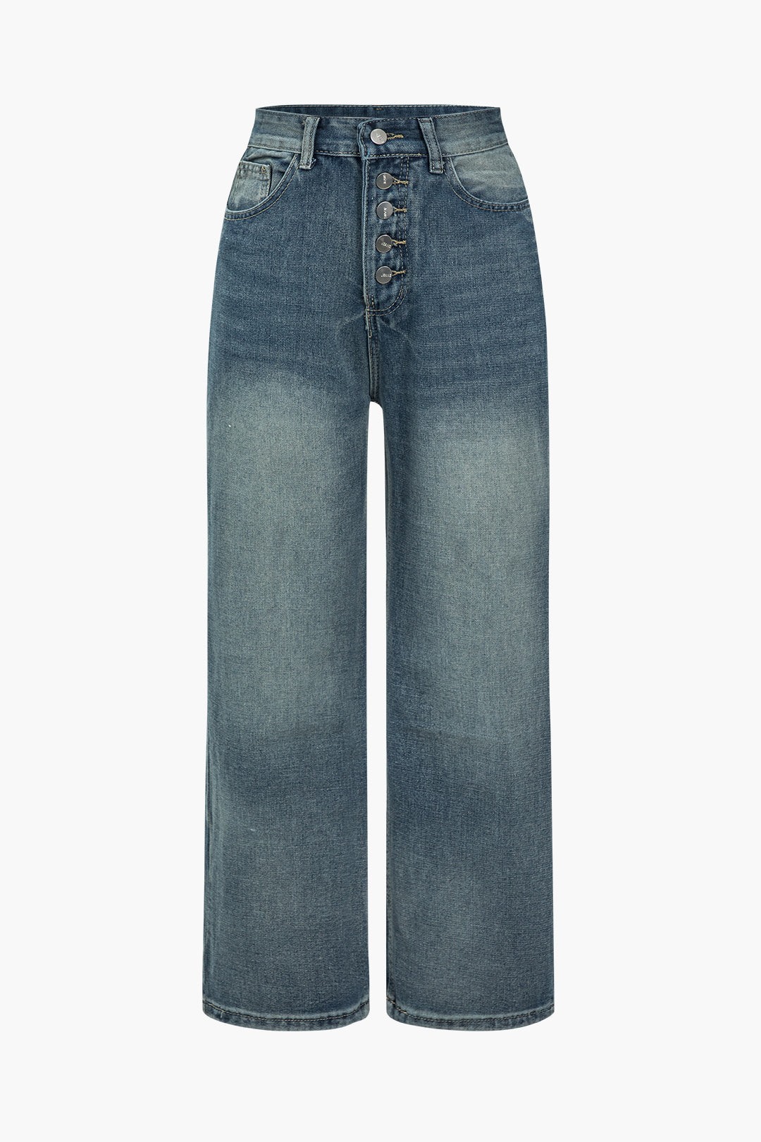Jeans Bouton Vintage Authentiques Femmes - BerlinGlamour