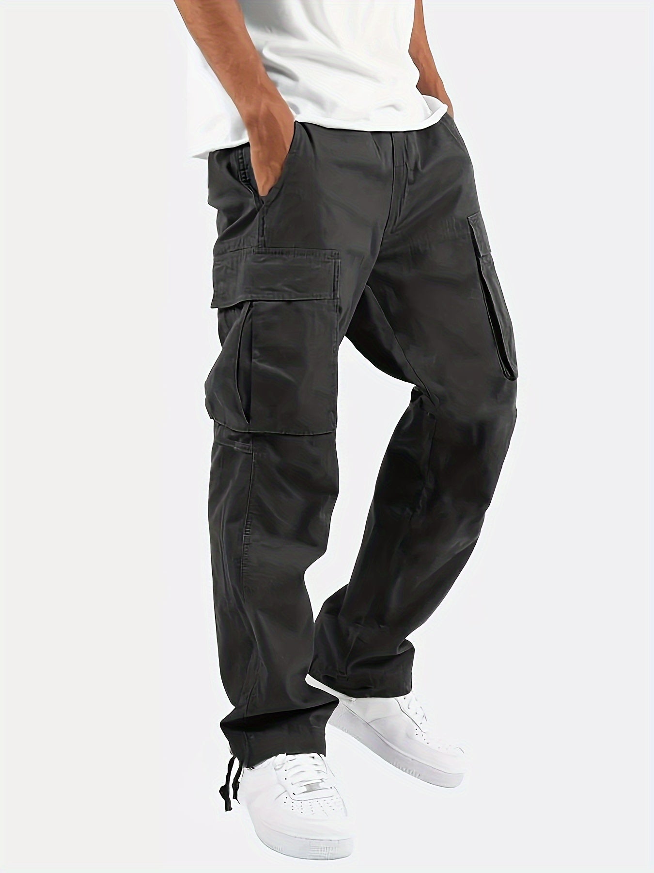 Pantalon Homme Cargo en Coton Respirant et Confortable - PanierRoyale