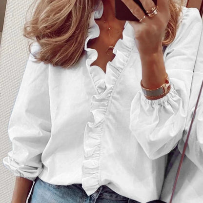 Blouse Dentelle Féminine Décolleté Profond pour Femme - PanierRoyale