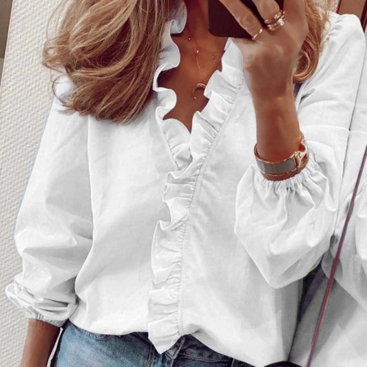 Blouse Dentelle Féminine Décolleté Profond pour Femme - PanierRoyale