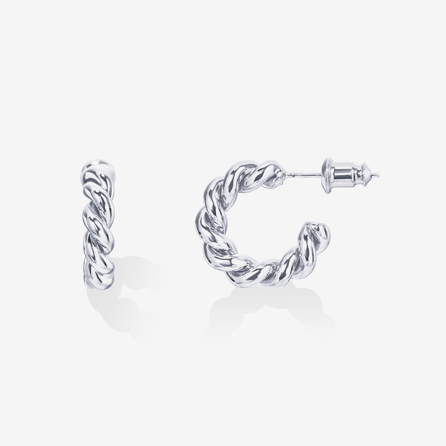 Boucles d’oreilles Femme Effet Corde Style Élégant Intemporel
