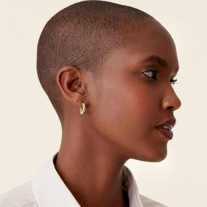 Boucles d’oreilles Femme Effet Corde Style Élégant Intemporel