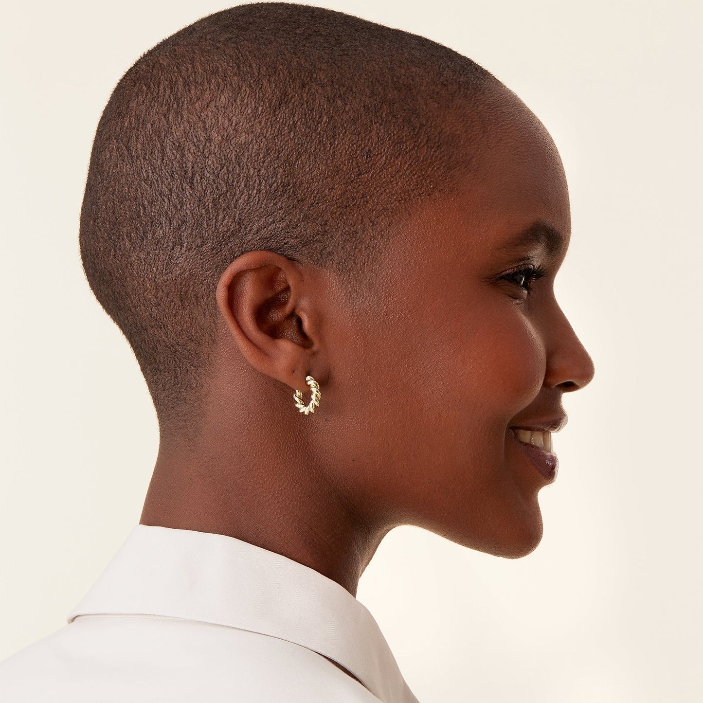 Boucles d’oreilles Femme Effet Corde Style Élégant Intemporel