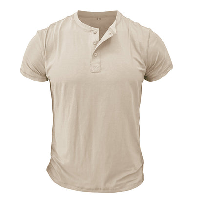 T-shirt Homme Marine Décontracté Manches Courtes