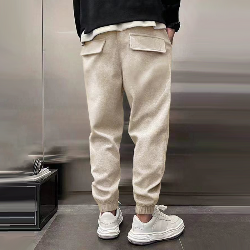 Pantalon Sport Homme Élastique Taille Haute